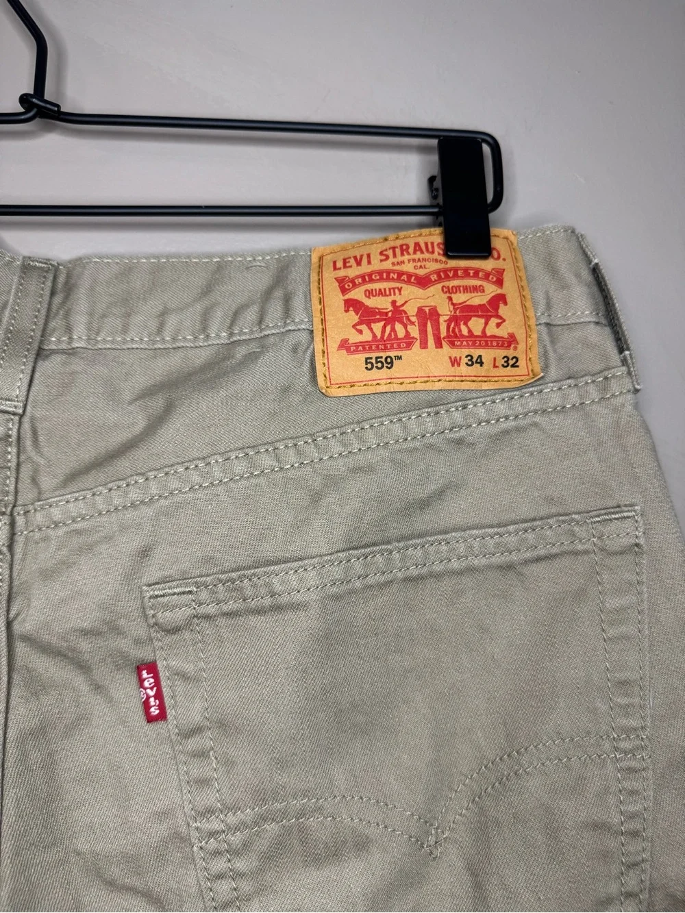 Levi's 501 Khaki Jeans - Size 34x32